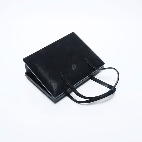 Loewe Anagram绒面革手提包黑色WS11167