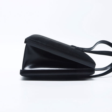 Loewe Anagram绒面革手提包黑色WS11167