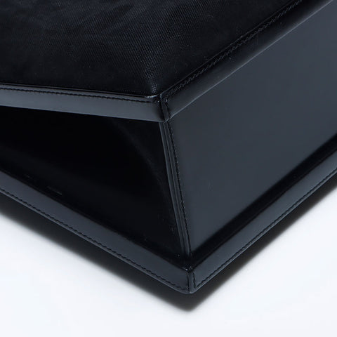 Loewe Anagram绒面革手提包黑色WS11167
