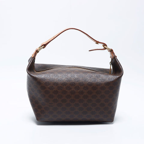 Celine Macadam PVC Hobo Bag手提包棕色WS11169