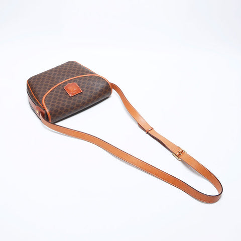Celine Macadam PVC肩带棕色WS11171