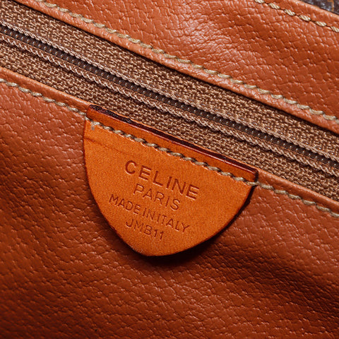 Celine Macadam PVC肩带棕色WS11171