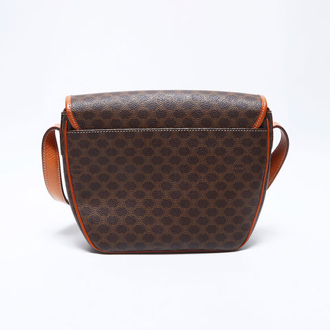 Celine Macadam PVC肩带棕色WS11171