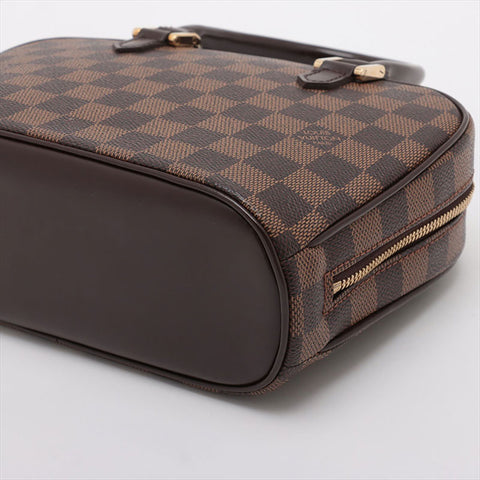 Louis Vuitton LOUIS VUITTON 2004 Seria Mini Damier Handbag Brown WS11185