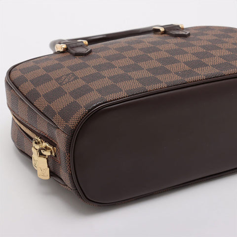 Louis Vuitton LOUIS VUITTON 2004 Seria Mini Damier Handbag Brown WS11185