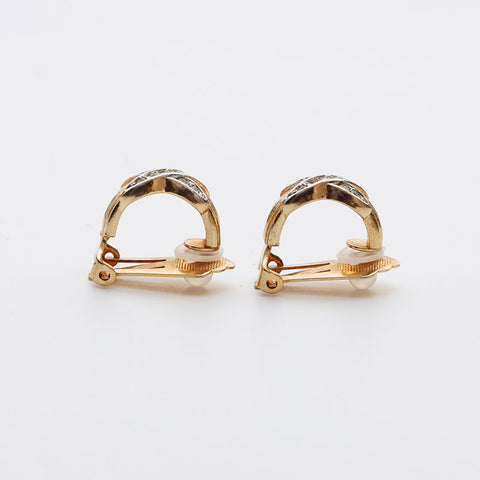 Boucles d'oreilles en strass dior chrétiennes WS11191