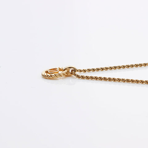 Christian Dior Logo Round Collier Gold WS11196