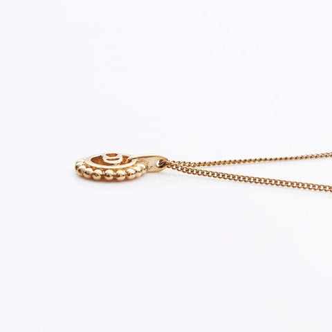 Christian Dior CD logo Necklace gold WS11202
