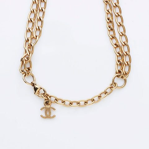 CHANEL COCO Mark Rhinestone 03A 2003 bracelet gold WS11224