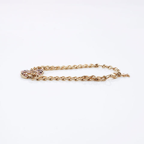 CHANEL COCO Mark Rhinestone 03A 2003 bracelet gold WS11224
