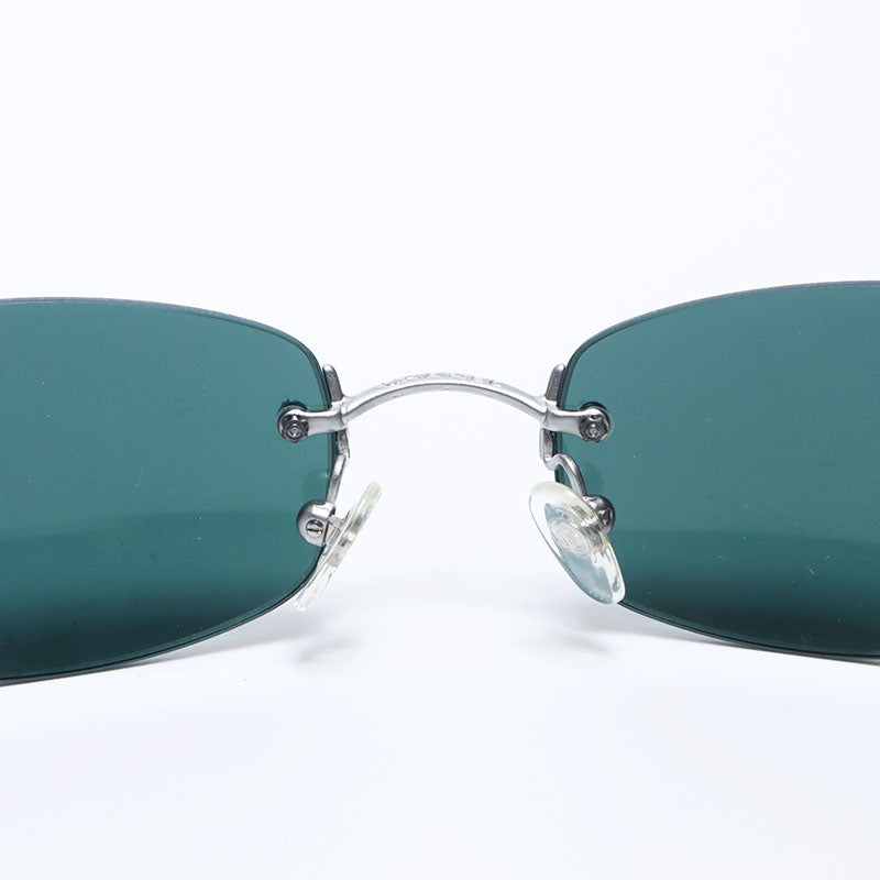 Chanel CHANEL Rimless Coco Mark Sunglasses Black WS11229 – NUIR