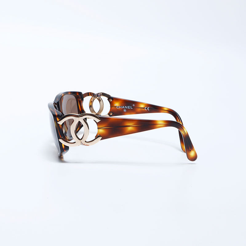 Chanel Coco Mark Sunglasses Brown WS11232 – NUIR VINTAGE
