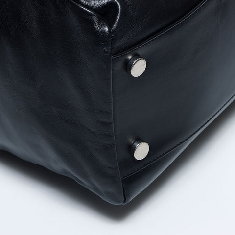 Yves Saint Laurent Yves Saint Laurent可逆绒面革皮包袋黑色WS11259