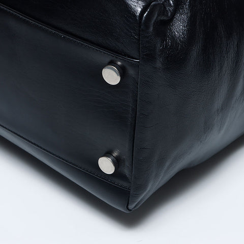 Yves Saint Laurent Yves Saint Laurent可逆绒面革皮包袋黑色WS11259