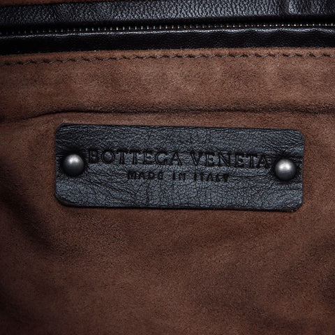 Bottegavenetta Intrecciato肩带黑色WS11260