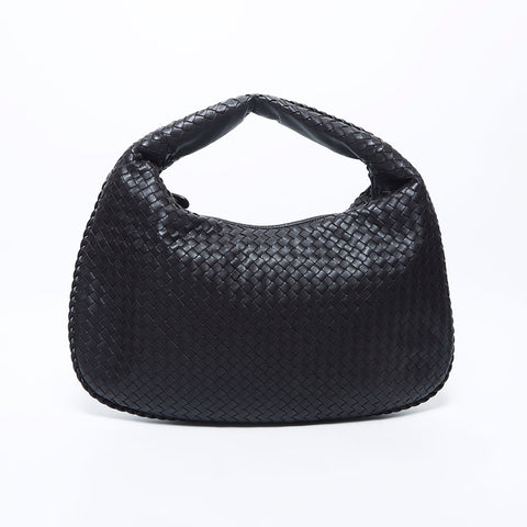 Bottegavenetta Intrecciato肩带黑色WS11260