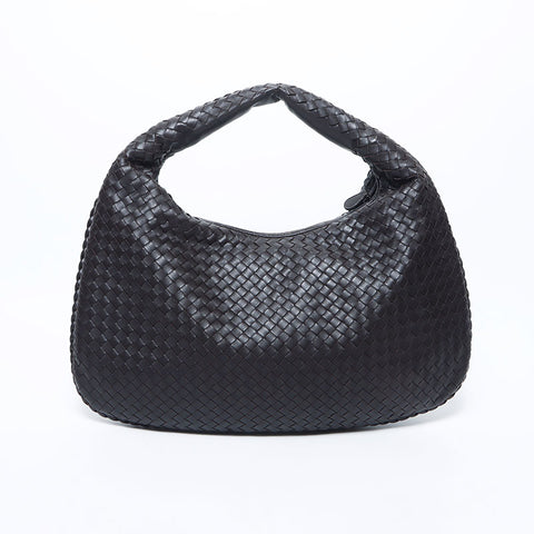 Bottegavenetta Intrecciato肩带黑色WS11260