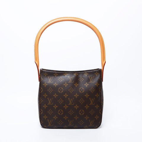 ルイ・ヴィトン LOUIS VUITTON 2002 ルーピング モノグラム MM ショルダーバッグ ブラウン WS11275