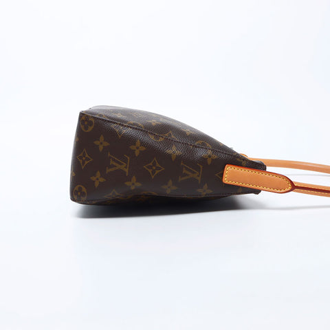 ルイ・ヴィトン LOUIS VUITTON 2002 ルーピング モノグラム MM ショルダーバッグ ブラウン WS11275