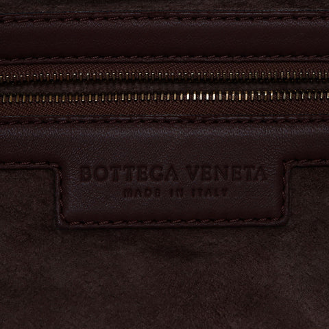 ボッテガヴェネタ BOTTEGAVENETA イントレチャート ラムレザー ショルダーバッグ ブラウン WS11279