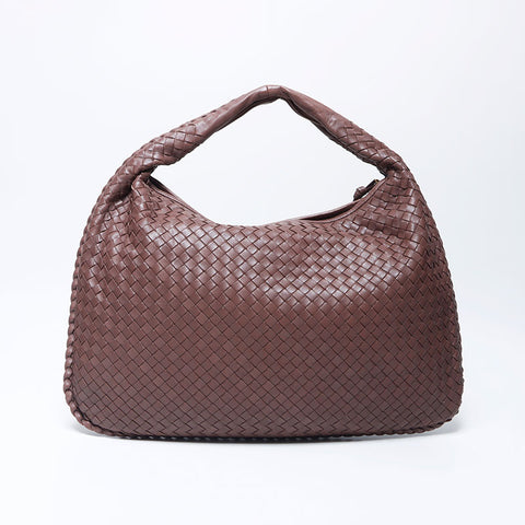 ボッテガヴェネタ BOTTEGAVENETA イントレチャート ラムレザー ショルダーバッグ ブラウン WS11279