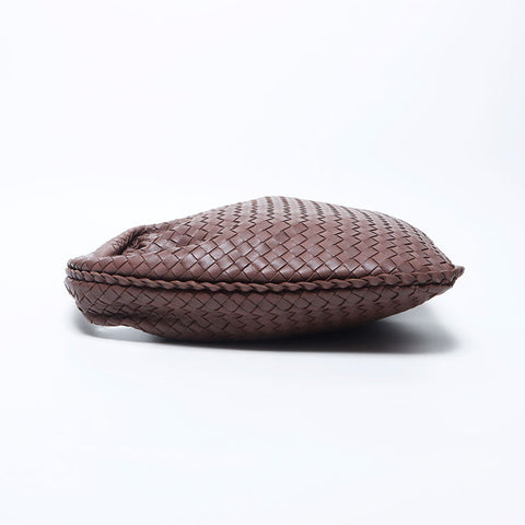 ボッテガヴェネタ BOTTEGAVENETA イントレチャート ラムレザー ショルダーバッグ ブラウン WS11279