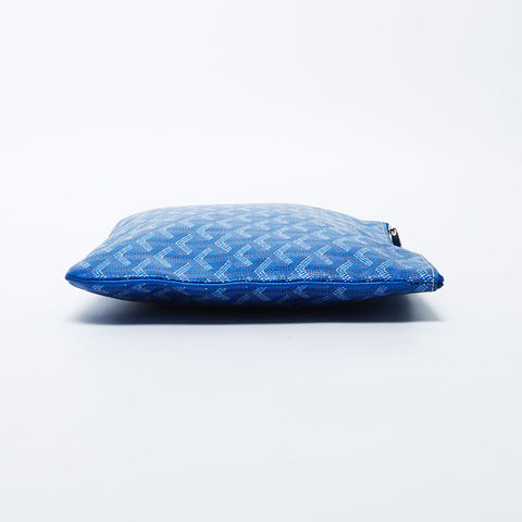 Goyard Goyard全面图案Senna MM离合器袋蓝色WS11284