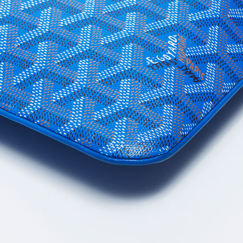 Goyard Goyard全面图案Senna MM离合器袋蓝色WS11284