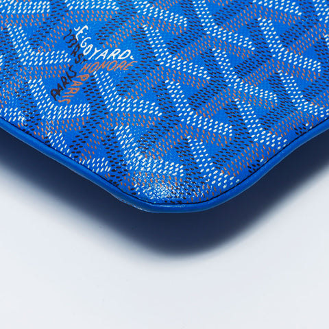 Goyard Goyard全面图案Senna MM离合器袋蓝色WS11284