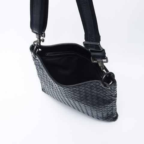 ボッテガヴェネタ BOTTEGAVENETA イントレチャート ショルダーバッグ ブラック WS11294