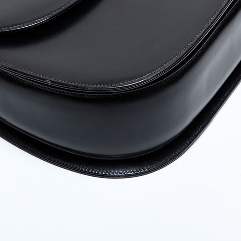 Gucci Bamboo Leather 2-Way手提包黑色WS11297