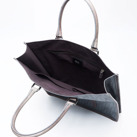 FENDI Zucca PVC Tote Bag gray WS11298