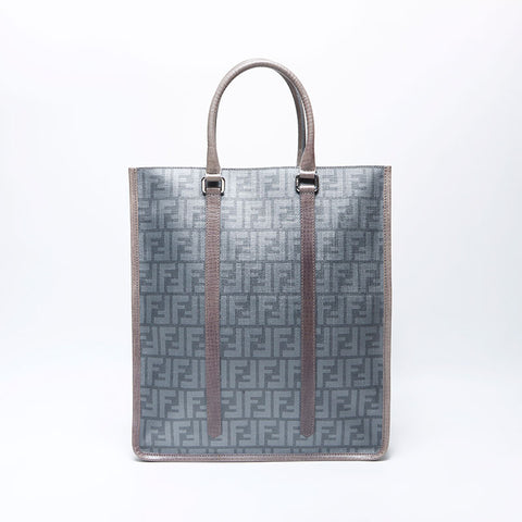 FENDI Zucca PVC Tote Bag gray WS11298