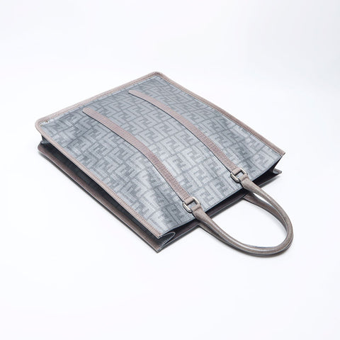 FENDI Zucca PVC Tote Bag gray WS11298