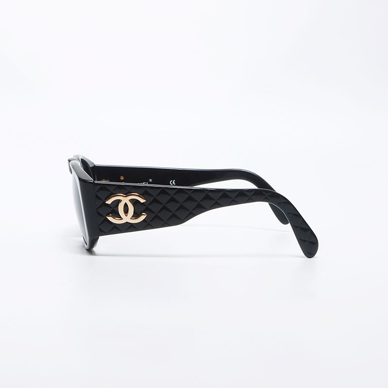 小物 CHANEL Coco Mark Matelasse Sunglasses CHANEL Sunglasses Black Frame Matelasse Coco Mark | eBay