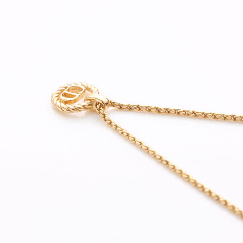 Christian Dior CD Collier Logo Gold WS11316