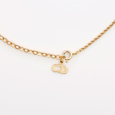 Christian Dior CD Collier Logo Gold WS11316