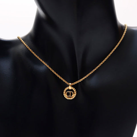 Christian Dior CD Collier Logo Gold WS11316