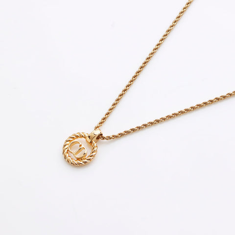 Christian Dior CD Collier Logo Gold WS11317