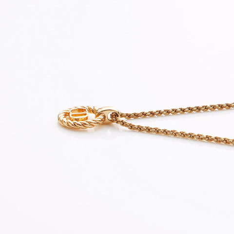 Christian Dior CD Collier Logo Gold WS11317