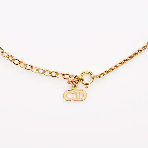 Christian Dior CD Collier Logo Gold WS11317