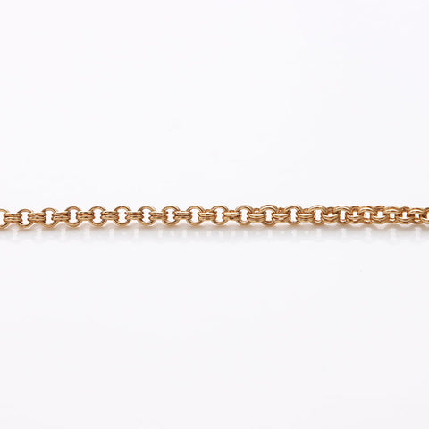 Christian Dior CD Logo Rhinestone Necklace Gold WS11324