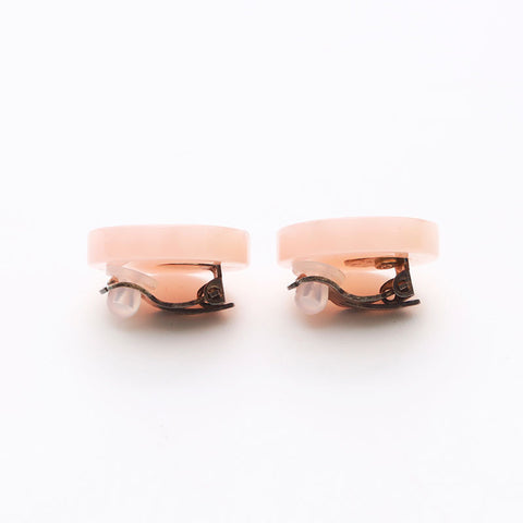 Chanel Round Coco Mark 07C Boucles d'oreilles roses WS11348
