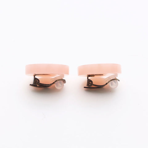 Chanel Round Coco Mark 07C Boucles d'oreilles roses WS11348