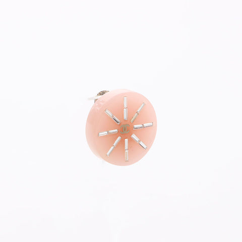 Chanel Round Coco Mark 07C Ohrringe Pink WS11348