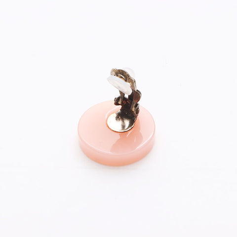 Chanel Round Coco Mark 07C Boucles d'oreilles roses WS11348