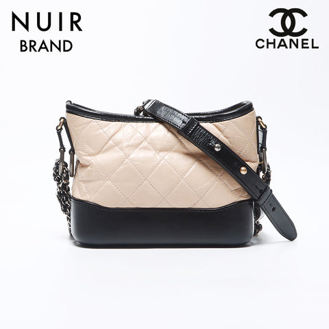 シャネル CHANEL チェーンショルダー バイカラー ガブリエル ドゥ  ショルダーバッグ ベージュ WS11358