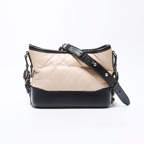 シャネル CHANEL チェーンショルダー バイカラー ガブリエル ドゥ  ショルダーバッグ ベージュ WS11358