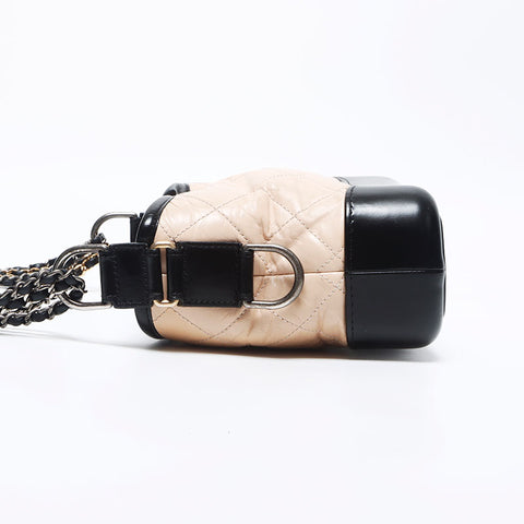 シャネル CHANEL チェーンショルダー バイカラー ガブリエル ドゥ  ショルダーバッグ ベージュ WS11358