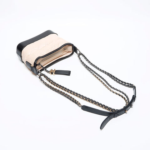 シャネル CHANEL チェーンショルダー バイカラー ガブリエル ドゥ  ショルダーバッグ ベージュ WS11358